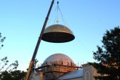 5-ton gold dome is installed on church in Maryland