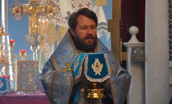 Metropolitan Hilarion of Volokolamsk celebrates Liturgy at the place of Christ’s baptism on Feast Day of Nativity of Most Holy Theotokos