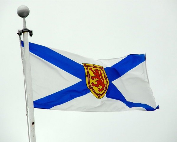 The flag of Canada’s New Scotland, Nova Scotia