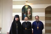 Representative of the Russian Orthodox Church meets with Melkite Patriarch Gregory III Laham