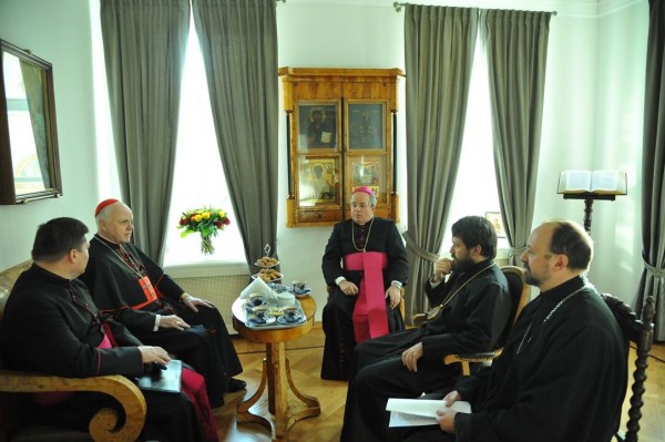 Metropolitan Hilarion meets with Grand Master of the Order of the Holy Sepulchre of Jerusalem