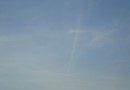 Cross of Clouds Appears in the Sky Above Mariupol, Ukraine