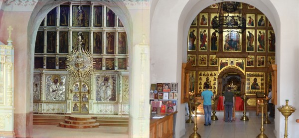 Iconostasis in the Dormition Cathedral in the Staritskiy Monastery. 1910/2013 (V. Ratnikov)