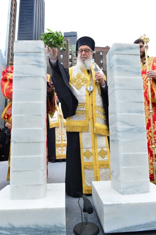 Ground Blessing for Saint Nicholas at WTC, a place of prayer and peace, a place of hope and love