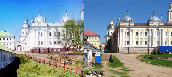 The main building of the Monastery of St. Nilus of Stolbnyi. 1910/2010. (V. Ratnikov)