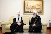 His Holiness Patriarch Kirill of Moscow and all Russia arrives in Belgrade