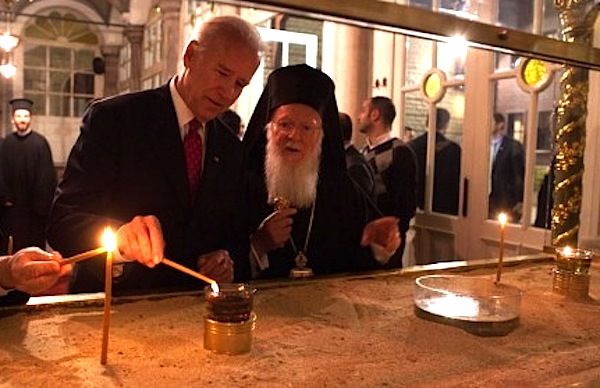 US VP Biden Visits Greek Orthodox Patriarch in Istanbul