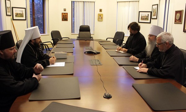 Metropolitan Hilarion meets with Primate of the Orthodox Church in America