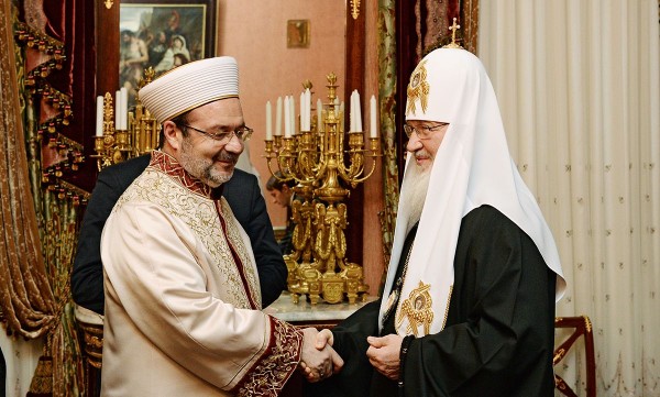 His Holiness Patriarch Kirill meets with President of Religious Affairs of the Republic of Turkey