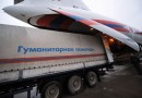 Russian jet delivers relief aid to Syria