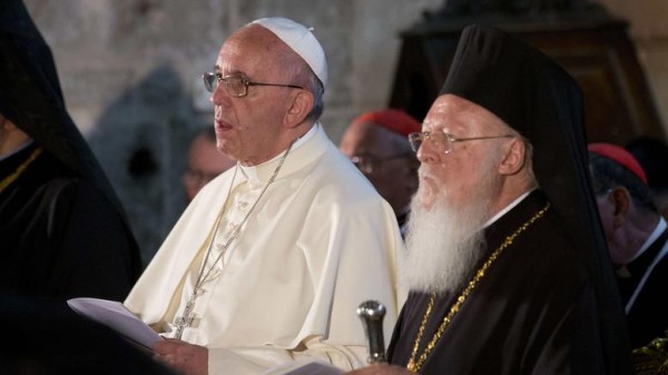Ecumenical Patriarch Bartholomew and Pope Francis Sign Joint Declaration
