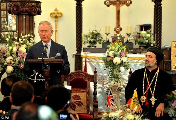 Prince Charles says he is ‘praying fervently’ for persecuted Christians