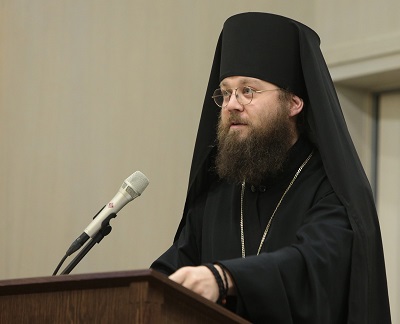 Archimandrite Irinei (Steenberg) Speaks at the Forum “The Legacy of Patristic Tradition in the Monasticism of the Russian Church,” Part of the 23rd International Nativity Educational Readings in Moscow