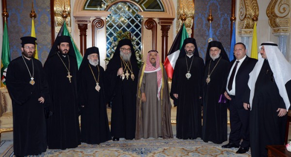 Greek Orthodox Patriarch Congratulates Kuwait Amir on UN Honoring