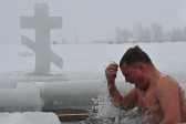 Russian Orthodox Christians plunge into icy rivers and lakes to celebrate the Epiphany