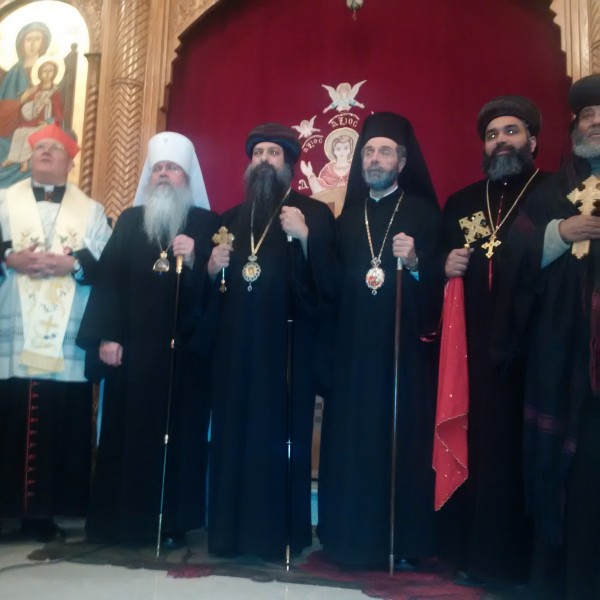 Metropolitan Tikhon speaks at NY memorial for Coptic martyrs