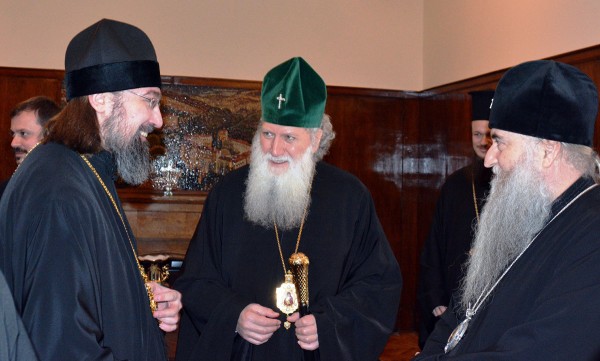 His Holiness Patriarch Neofit of Bulgaria receives delegation of the Russian Orthodox Church