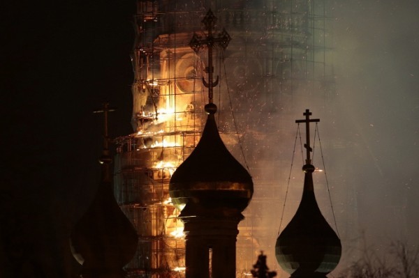 Fire in Novodevichy Convent bell tower did not damage building