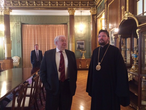 Administrator of patriarchal parishes in the USA meets with Russia’s ambassador in USE USA