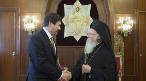 Hungarian President meets Patriarch of Constantinople in Istanbul