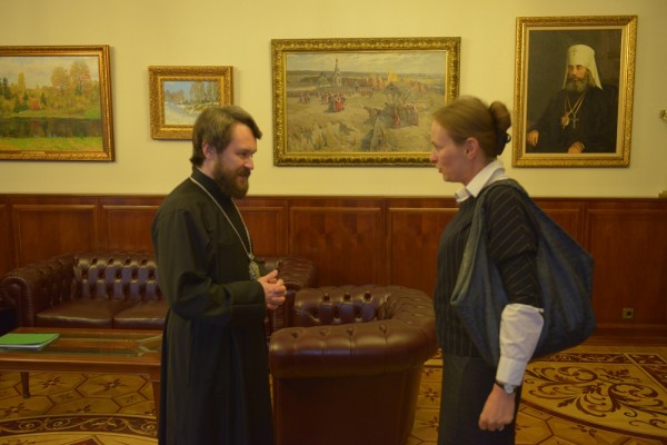 Metropolitan Hilarion meets with the newly-appointed ambassador of Poland to Russia
