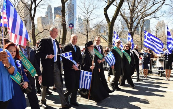 Greek Parade Takes Over Fifth Avenue in New York City