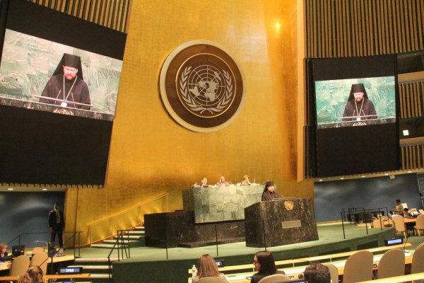 Moscow Patriarchate representative takes part in 69th UN General Assembly high-level debate