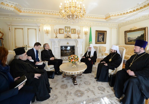 Patriarch Kirill meets with General Secretary of World Council of Churches
