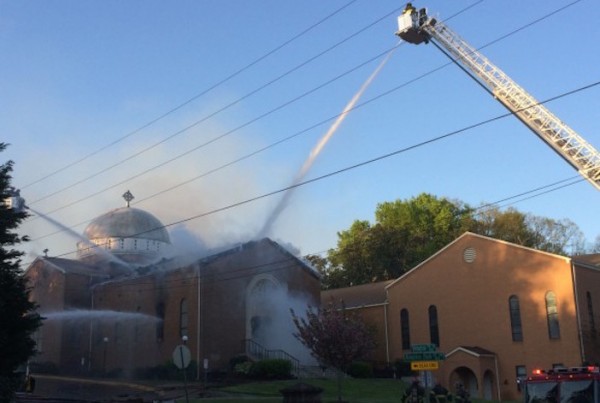 Knoxville Greek church holds first service after fire