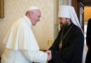 Metropolitan Hilarion of Volokolamsk meets with Pope Francis