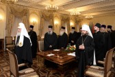 Primate of the Russian Orthodox Church receives members of the Commission on preparation for the 1000th anniversary of Russian monasticism on Mount Athos