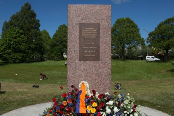 First Armenian Genocide Memorial Inaugurated in Sweden