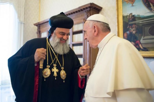 Syriac Patriarch thanks Pope for “courageously” speaking of the Armenian Genocide