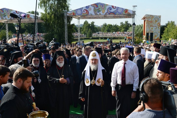 Patriarch Kirill attends reception by Moscow Mayor on occasion of millennium of St Vladimir’s demise