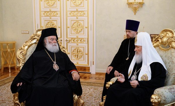 Fraternal conversation between Patriarch Kirill and the Primate of the Orthodox Church of Alexandria