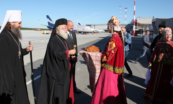 Primate of Orthodox Church of Alexandria arrives in Russia