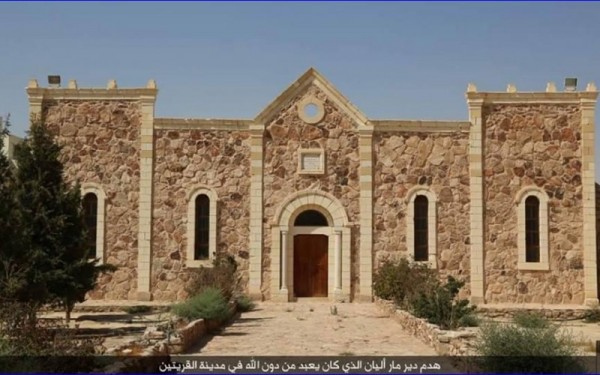 ISIS bulldozes ancient Syrian monastery