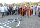 Cross set up at the bottom of the Black Sea in Sevastopol