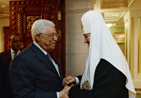 Patriarch Kirill meets with Palestinian President Mahmoud Abbas