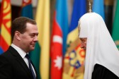 His Holiness Patriarch Kirill sends greetings to Russian Prime Minister on the occasion of his 50th birthday