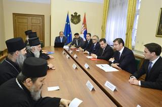 Serbian Prime Minister and Patriarch Irinej discuss balance between politics, economy