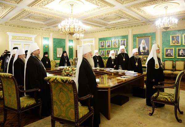 Holy Synod of the Russian Orthodox Church begins its regular session under the chairmanship of His Holiness Patriarch Kirill