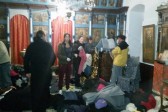 Greek Orthodox Churches Become Makeshift Shelters for Refugees on Lesvos