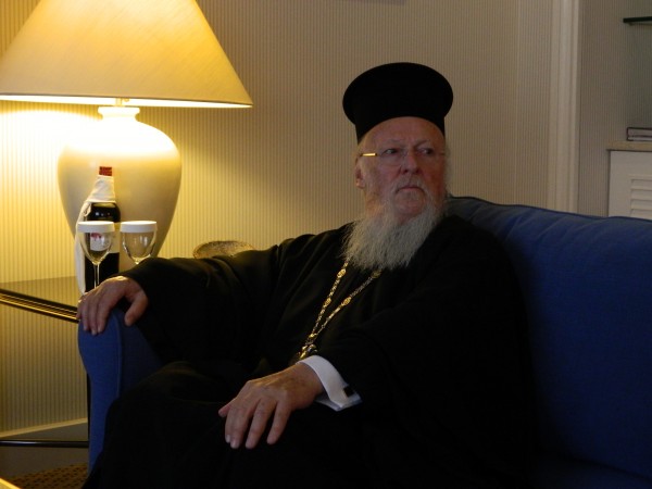 Metropolitan Hilarion of Volokolamsk meets with His Holiness Patriarch Bartholomew of Constantinople