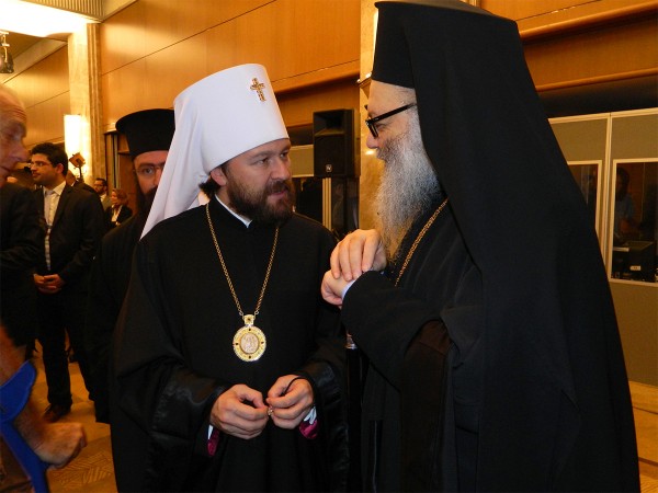 Metropolitan Hilarion meets with Patriarch John X of Antioch