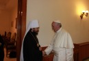 Metropolitan Hilarion meets with Pope Francis