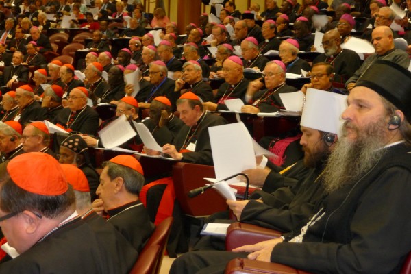 Metropolitan Hilarion of Volokolamsk speaks at General Assembly of the Synod of Bishops of the Catholic Church in Vatican