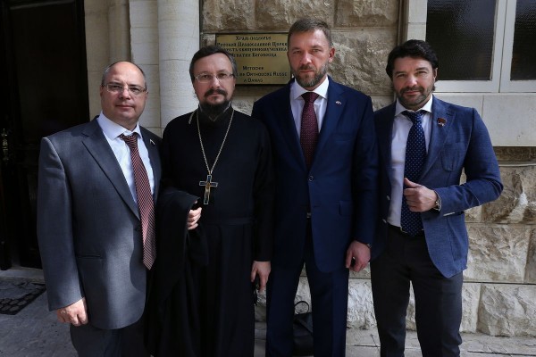 Representative of Patriarch of Moscow and all Russia visits Syria with Russian delegation