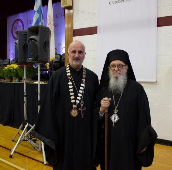 Rev. Christopher T. Metropulos installed as the 21st president of Hellenic College Holy Cross