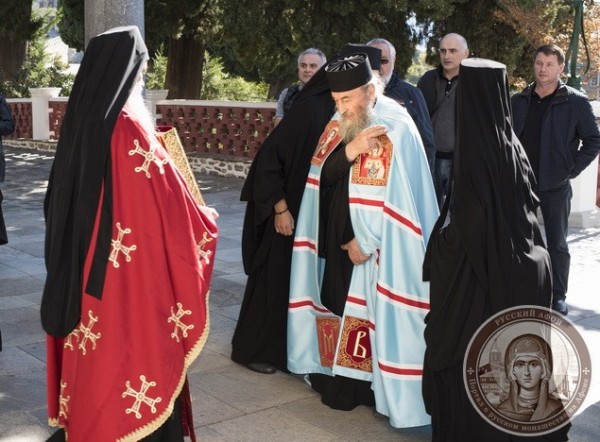 Primate of the Ukrainian Orthodox Church visits Mt. Athos